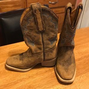 Toddler girl Dan Post boots